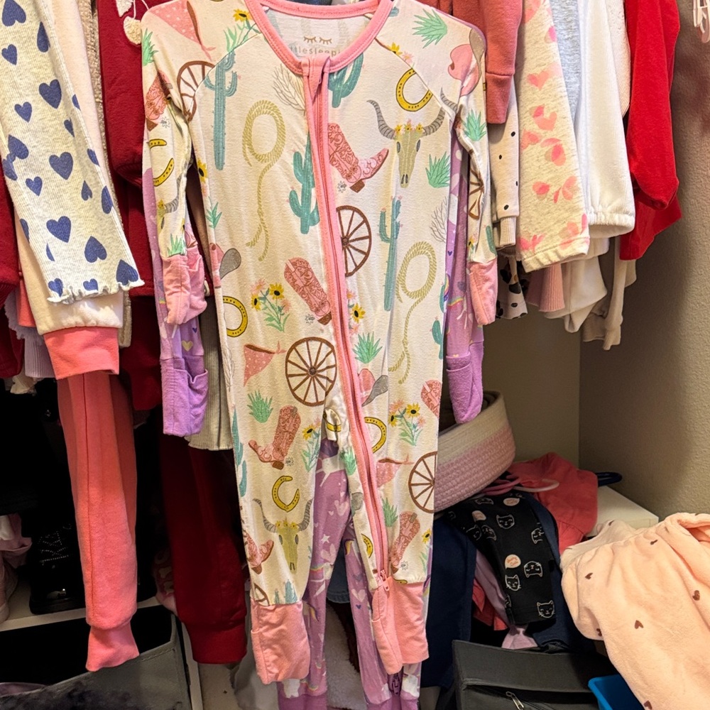 Cowgirl Print Little Sleepies